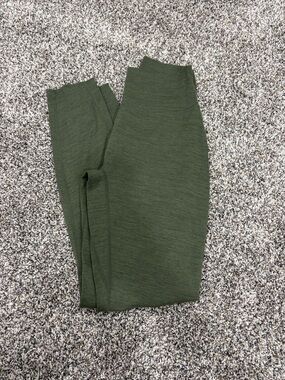 Womens olive green workout leggings